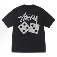 スツーシー Tシャツ STUSSY筛子アルファベットパターンプリントの丸首半袖Tシャツ 男女兼用