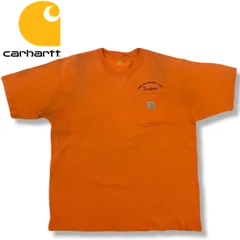 carhartt カーハート L オレンジ K87 ポケット Tシャツ アメカジ