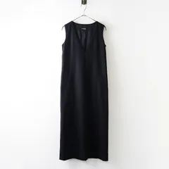 美品 Archive MARGARET HOWELL Flannel wool dress 2┃旧ロゴ マーガレットハウエル フランネルウールワンピース 黒【2400014812404】