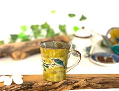 新品未使用】九谷焼 マグカップ4種 花水木 吉田屋山茶花 月うさぎ 吉田 