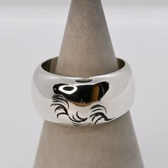 研磨済】90's オールドグッチ GUCCI オクタゴン ナット リング 指輪 13