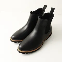 美品 モードエジャコモ×イング Mode et Jacomo × ing サイドゴア ショートブーツ LL｜ブラック シューズ 【2400014802108】