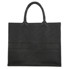 ディオール トートバッグ ブックトート オブリーク ラージ カーフレザー M1286ZWSO トロッター 黒