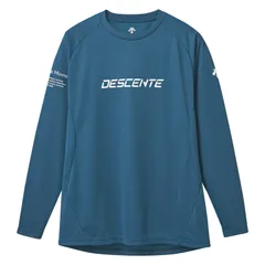 デサント DESCENTE 長袖バレーシャツ バレーボール 長袖Tシャツ (DV5SLT01U)、(GR00)グリーン