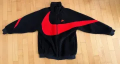 ナイキ フリース ビックスウォッシュ 黒赤 XXL