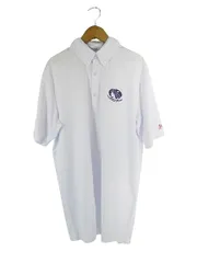 スリクソン SRIXON ポロシャツ 半袖 ミヤギテレビ杯 ダンロップ 女子オープンゴルフ ロゴ 刺繍 L 白 QQQ