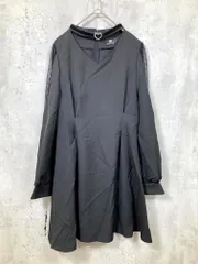 ROJITA ロジータ 定価8690円 ハートバックルポンチ ワンピース sizeF/黒 ■■レディース