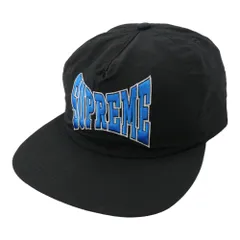 Supreme シュプリーム 16SS Nylon Logo Strap 5-Panel Cap ナイロン ロゴ ストラップ 5パネル キャップ ブラック系【中古】