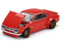 サンリッチジャパン Nissan ｽｶｲﾗｲﾝ GT-R R32 Veilside ｺﾝﾊﾞｯﾄ C MGT00971-BL ミニカー 1&frasl;64 Nissan スカイライン GT-R VR32 Top Secret メタリックブルー(右