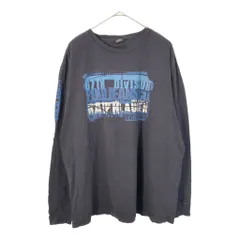 POLO JEANS ポロジーンズ ラルフローレン 長袖Ｔシャツ ブラック(メンズ XL)中古 古着 X3842