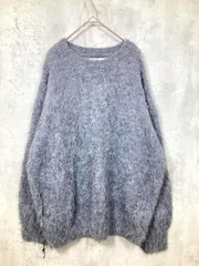 新品 MONO-MART モノマート ボリュームシャギーミックスジャガードクルー ニット セーター sizeF/グレー ◇■レディース