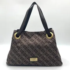 ⭐️希少 美品⭐️ラシット トートバッグ モノグラム ナイロン 茶 黒 金