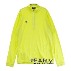 PEARLY GATES ハーフジップシャツ イエロー - メルカリ