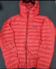 パタゴニア ダウンセーター レッドオレンジ zl