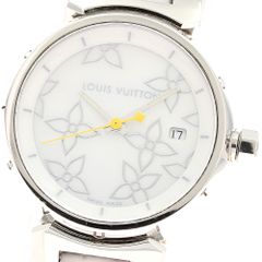 非常に美品。LOUIS VUITTON タンブール ラブリーペルル ブレス 時計 