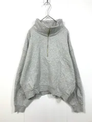 CITEN シテン 4212-699-0087 定価6930円 ハーフジップユルスウェット プルオーバー sizeF/グレー ■■レディース