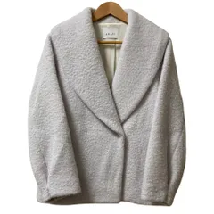 美品 23AW ANAYI アナイ スーリーアルパカショールコート サイズ38 ライトパープル レディース 古着 中古 USEDのサムネイル