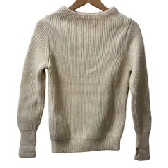 美品 ANDERSEN-ANDERSEN アンデルセンアンデルセン ウール リブニット 長袖セーター サイズXXS アイボリー メンズ レディース 古着 中古 USEDのサムネイル