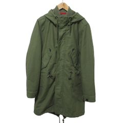 美品 DIESEL TIMELESS ディーゼルタイムレス ライナー付きモッズコート S カーキ レディース 古着 中古 USED