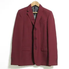 美品 miumiu ミュウミュウ ヴィンテージ テーラードジャケット メンズ 46サイズ ボルドー メンズ 古着 中古 USED