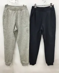 ユニクロ UNIQLO ヒートテック ボアスウェットパンツ S ネイビー/グレー 2点まとめ売り 未使用 2602WS159