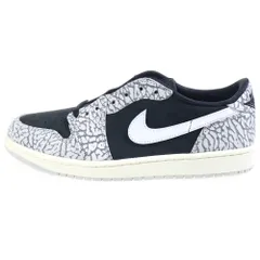 NIKE (ナイキ) AIR JORDAN 1 RETRO LOW OG BLACK CEMENT エアジョーダン レトロ ブラックセメント ローカットスニーカー グレー/ブラック US10/28cm CZ0790-001