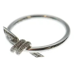 TIFFANY & Co. (ティファニー) ダイヤノットリング ホワイトゴールド K18WG #9 指輪 ジュエリー