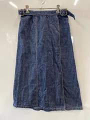 ピB334⚫︎ZARA⚫︎ザラ⚫︎ロングスカート⚫︎デニム⚫︎巻き⚫︎ラップスカート⚫︎バックルベルト⚫︎レディース⚫︎size M⚫︎紺