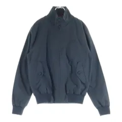 FRED PERRY (フレッドペリー) HARRINGTON JACKET 裏地タータンチェック ロゴエンブロイダリー スタンドカラー ハリントンジャケット ブラック J1170