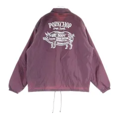 PORKCHOP (ポークチョップ) GARAGE SUPPLY ORIGINAL BOA COACH JKT ガレージサプライ オリジナル ボアライナー コーチジャケット バーガンディー
