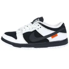 NIKE SB (ナイキエスビー) ×TIGHTBOOTH タイトブース DUNK LOW PRO ローカットスニーカー ホワイト/ブラック FD2629-100 US6.5/24.5cm