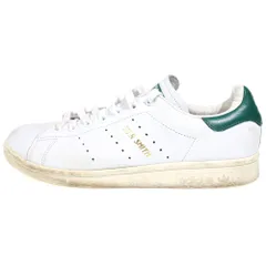 adidas (アディダス) STAN SMITH スタンスミス レザー ローカットスニーカー シューズ ホワイト/グリーン US7.5/25.5cm CQ2871