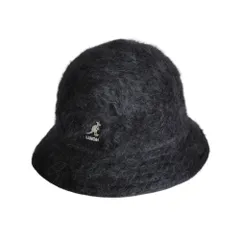 新品同様 KANGOL カンゴール FUGORA CASUAL ファーゴラ カジュアル バケットハット 帽子 K3017ST L ブラック レディース 古着 中古 USED