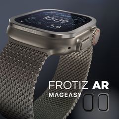 Apple Watch Ultra フィルム IP68適合 防水 防塵 保護フィルム AppleWatch Ultra3 Ultra2 Ultra アップルウォッチ ウルトラ3 2 1 対応 MagEasy FORTIZ AR