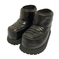 MM6 Maison Margiela エムエムシックス メゾンマルジェラ パファーブーツ ショートブーツ サイズ37 24cm相当 ブラック レディース 古着 中古 USEDのサムネイル