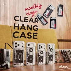 iPhone 17 ケース MagSafe 対応 耐衝撃 クリア スマホケース おしゃれ デザイン iPhone17 アイフォン17 対応 elago monthly elago MAGNETIC HYBRID CASE