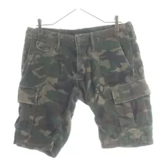 T.M.T (ティーエムティー) カモフラ コーデュロイ ショートパンツ ハーフパンツ ショーツ カーキ/ブラウン TSP-S1216