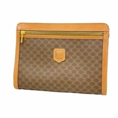 セリーヌ(Celine) セリーヌ クラッチバッグ マカダム  ブラウン メンズ