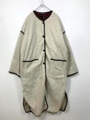 GRL グレイル k9024v ライナー付きパイピングノーカラー GRL グレイル コート sizeM/ベージュ ◆■レディース