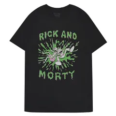 RICK AND MORTY リックアンドモーティ Green Splat Tシャツ