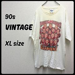 90s USA製 Tシャツ ヴィンテージ フルーツオブザルーム 企業ロゴ XL