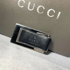 ⭐︎希少⭐︎グッチ マネークリップ 札入れ 財布 シマレザー GG柄