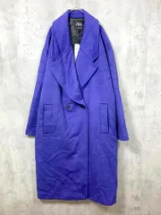 新品 ZARA ザラ 1255/980/413 定価17990円 ロング チェスター コート sizeM/青 ◆■◎レディース