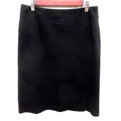 23区 オンワード樫山 スカート タイト ひざ丈 65~69 黒 ブラック /RT