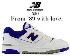 ニューバランス 550 2E NEW BALANCE BB550WTN width 2E White Infinity Blue Lakers スニーカー レイカーズ ホワイト ブルー バスケットボール コートシューズ
