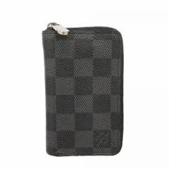 【6bd5017】ルイヴィトン コインケース ダミエ・グラフィット ジッピーコインパース N63076 ブラック【中古】メンズ