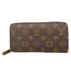 【6bd5049】ルイヴィトン 長財布 モノグラム ジッピーウォレット M60017 ブラウン【中古】メンズ レディース ユニセックス