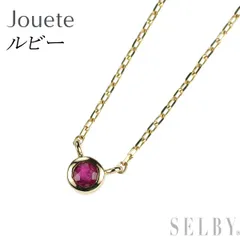 Jouete K10YG ルビー ペンダントネックレス