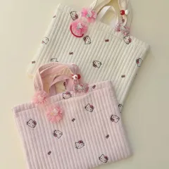 サンリオ) -新品 送料無料- キルティングバッグ hello kitty(ハローキティ) シナモロール My Melody(マイメロディ)