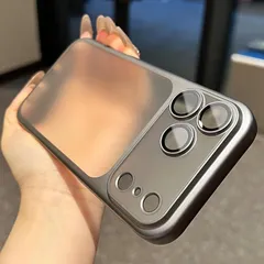 【新品】 MRedoxe 「極薄」 for iPhone 17 Pro ケース マット クリア 韓国 超薄型 MagSafe対応 いphone17Pro ケース レンズを完全に覆う一体型設計 ストラップホール付き アイフォン アイホン おしゃれ (灰) C 0